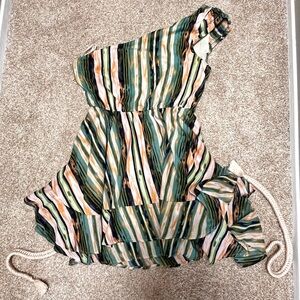 Free people one shoulder dress